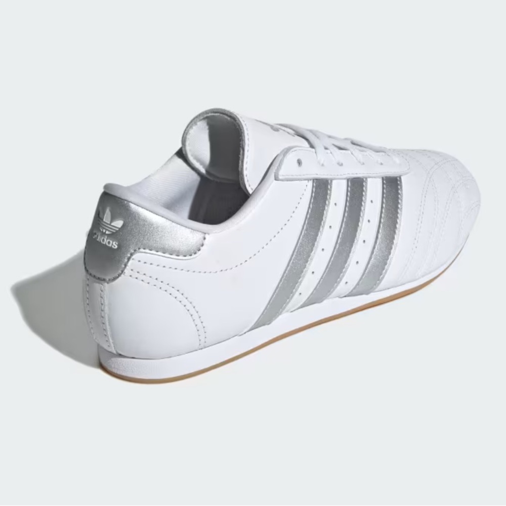 NIB [Adidas] Taekwondo Lace Athletic Sneakers White/Silver Women’s 9.5 / M 8.5 - Picture 4 of 14